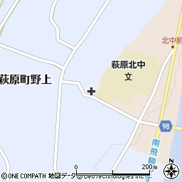 岐阜県下呂市萩原町野上144周辺の地図