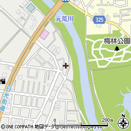 埼玉県越谷市南荻島2742-10周辺の地図