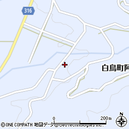 岐阜県郡上市白鳥町阿多岐2050周辺の地図