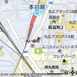 スーパーホテル埼玉・川越周辺の地図