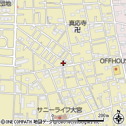 埼玉県さいたま市大宮区三橋1丁目408周辺の地図
