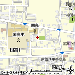 福井県越前市国高周辺の地図