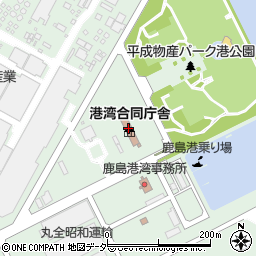 港湾合同庁舎周辺の地図