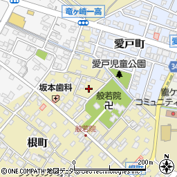 茨城県龍ケ崎市416周辺の地図