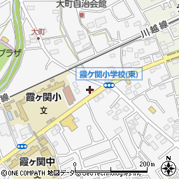 すき家川越笠幡店周辺の地図