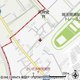 埼玉県さいたま市緑区上野田524周辺の地図