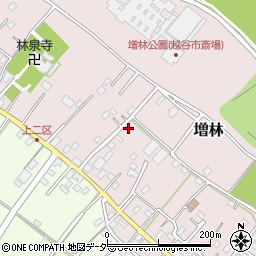 埼玉県越谷市増林2872-2周辺の地図