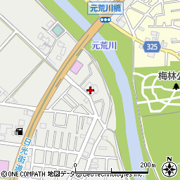 埼玉県越谷市南荻島2753周辺の地図