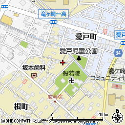 茨城県龍ケ崎市418周辺の地図