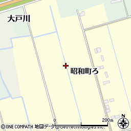 千葉県香取市昭和町周辺の地図