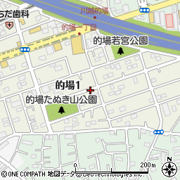 埼玉県川越市的場1丁目周辺の地図