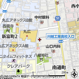 丸広・外商部事務所ビル周辺の地図