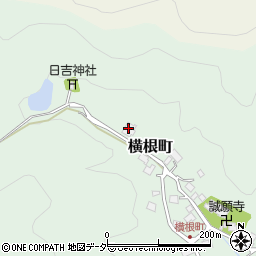 天台宗横根寺周辺の地図