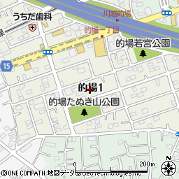 埼玉県川越市的場1丁目17周辺の地図