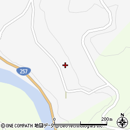 岐阜県下呂市馬瀬黒石43周辺の地図