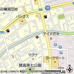 グランステージ東大沢周辺の地図