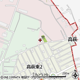 埼玉県日高市下高萩新田100-4周辺の地図