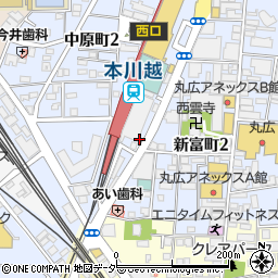 やきとり とらや 本川越店周辺の地図
