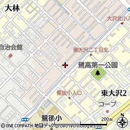 埼玉県越谷市大沢1307周辺の地図