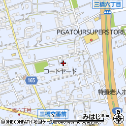埼玉県さいたま市西区三橋周辺の地図