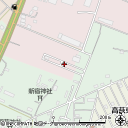 埼玉県日高市下高萩新田4-17周辺の地図