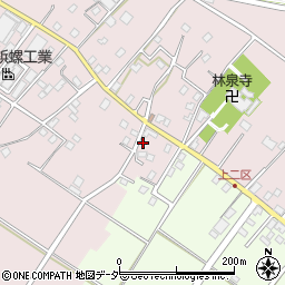 埼玉県越谷市増林3785-2周辺の地図
