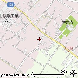 埼玉県越谷市増林3780周辺の地図