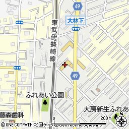 ＨｏｎｄａＣａｒｓ埼玉越谷中央店周辺の地図