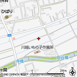 埼玉県川越市笠幡周辺の地図