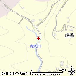 埼玉県飯能市虎秀304周辺の地図