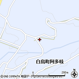 岐阜県郡上市白鳥町阿多岐2000周辺の地図