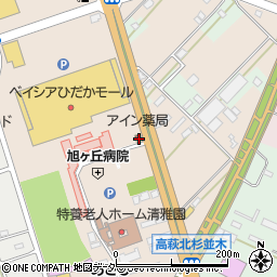 埼玉県日高市森戸新田102-7周辺の地図
