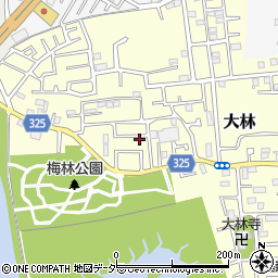 埼玉県越谷市大林272-12周辺の地図