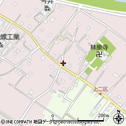 埼玉県　警察署越谷警察署増林駐在所周辺の地図