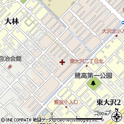 埼玉県越谷市大沢1471-6周辺の地図