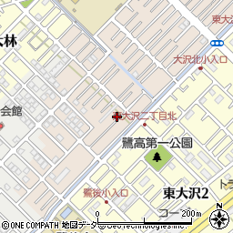 埼玉県越谷市大沢1474-5周辺の地図