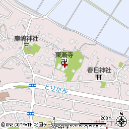 東漸寺周辺の地図