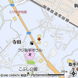 茨城トヨタ自動車取手店周辺の地図