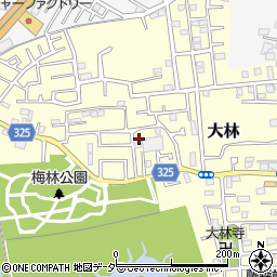 埼玉県越谷市大林272-26周辺の地図