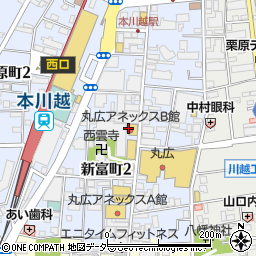 中野清新富町店周辺の地図