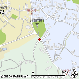 茨城県取手市稲1432-1周辺の地図