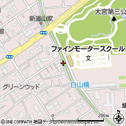 埼玉県さいたま市大宮区堀の内町周辺の地図