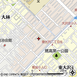 埼玉県越谷市大沢1471-9周辺の地図