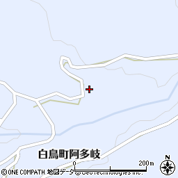 岐阜県郡上市白鳥町阿多岐2191周辺の地図