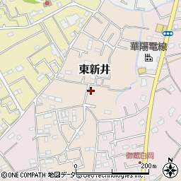 埼玉県さいたま市見沼区東新井周辺の地図