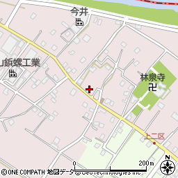 埼玉県越谷市増林3761-5周辺の地図