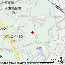 埼玉県川越市上野田町周辺の地図