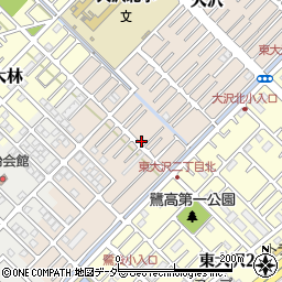 埼玉県越谷市大沢1495-5周辺の地図