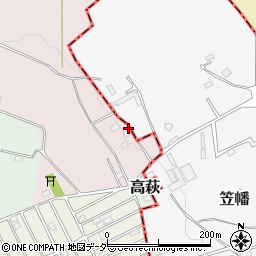 埼玉県日高市下高萩新田109-21周辺の地図