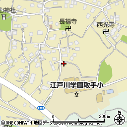 茨城県取手市野々井1563-1周辺の地図